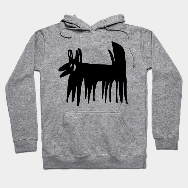 dog Hoodie by Angel Rivas